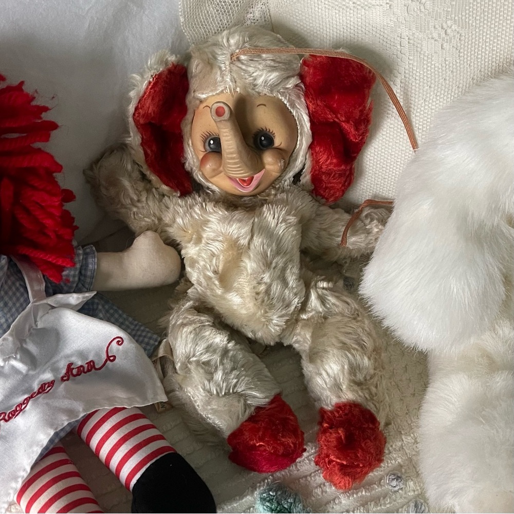 The Rushton Company Rare Elephant Baby Doll Stuffed Animal Collectible